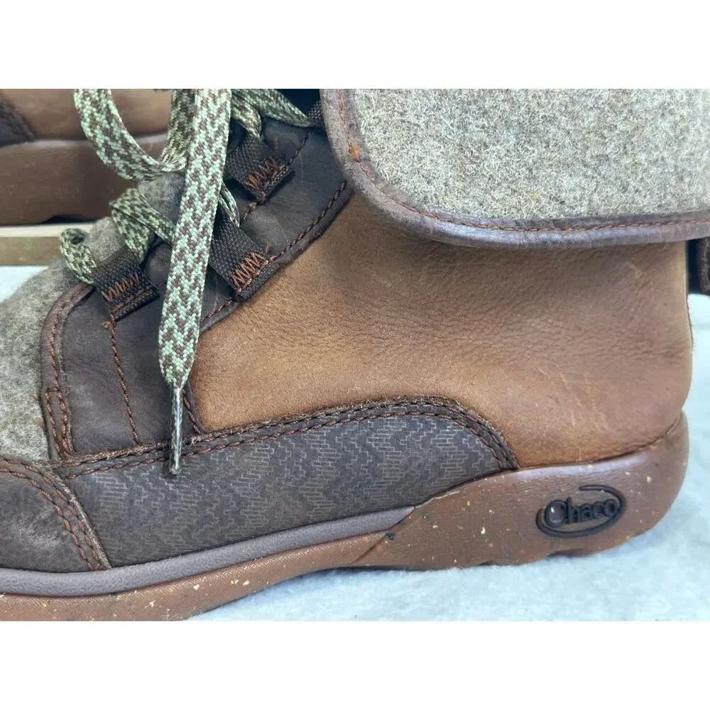 Chaco Women's Barbary Casual Boots Pinecone Size 8 Waterproof Leather Gorpcore